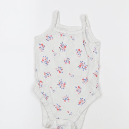 Nutmeg Baby White Floral  Romper One-Piece Size 18-24 Months
