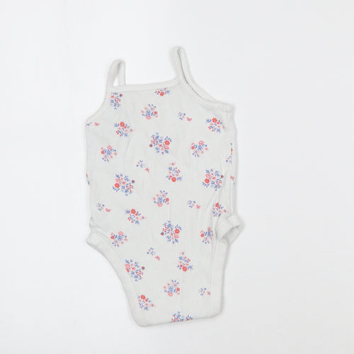 Nutmeg Baby White Floral  Romper One-Piece Size 18-24 Months