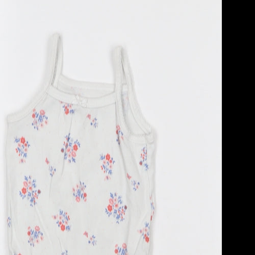 Nutmeg Baby White Floral  Romper One-Piece Size 18-24 Months