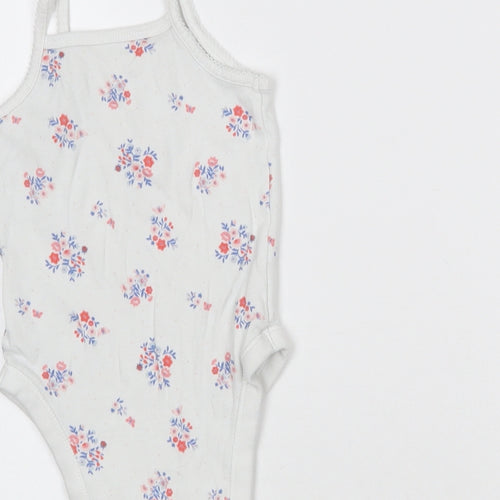 Nutmeg Baby White Floral  Romper One-Piece Size 18-24 Months