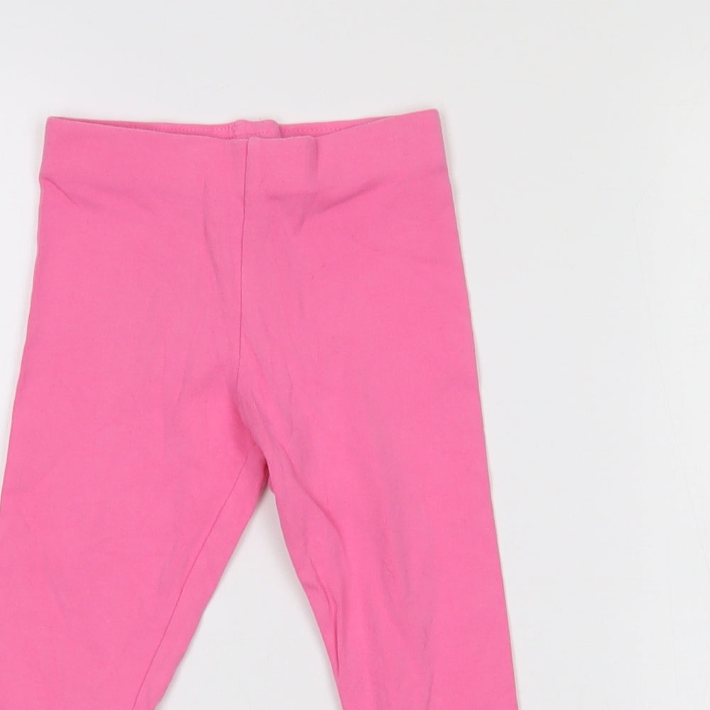 NEXT Girls Pink   Jogger Trousers Size 2-3 Years