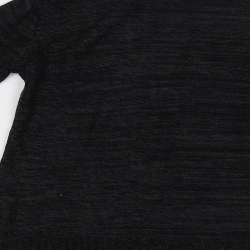 Flam Womens Grey   Cardigan Jumper Size M