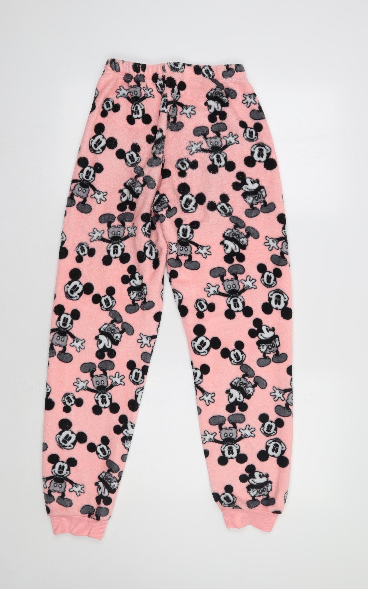 Primark Womens Pink Geometric   Pyjama Pants Size S  - Mickey Mouse