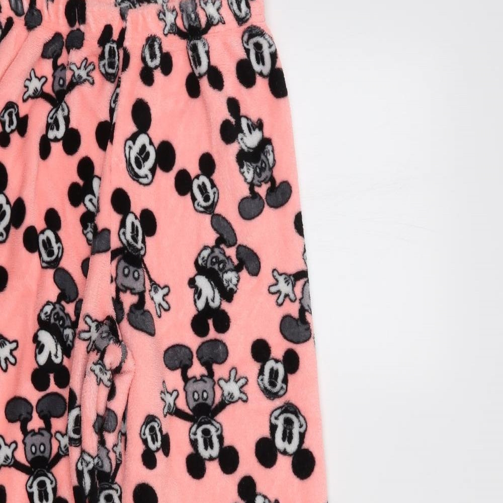 Primark Womens Pink Geometric   Pyjama Pants Size M  - Mickey Mouse
