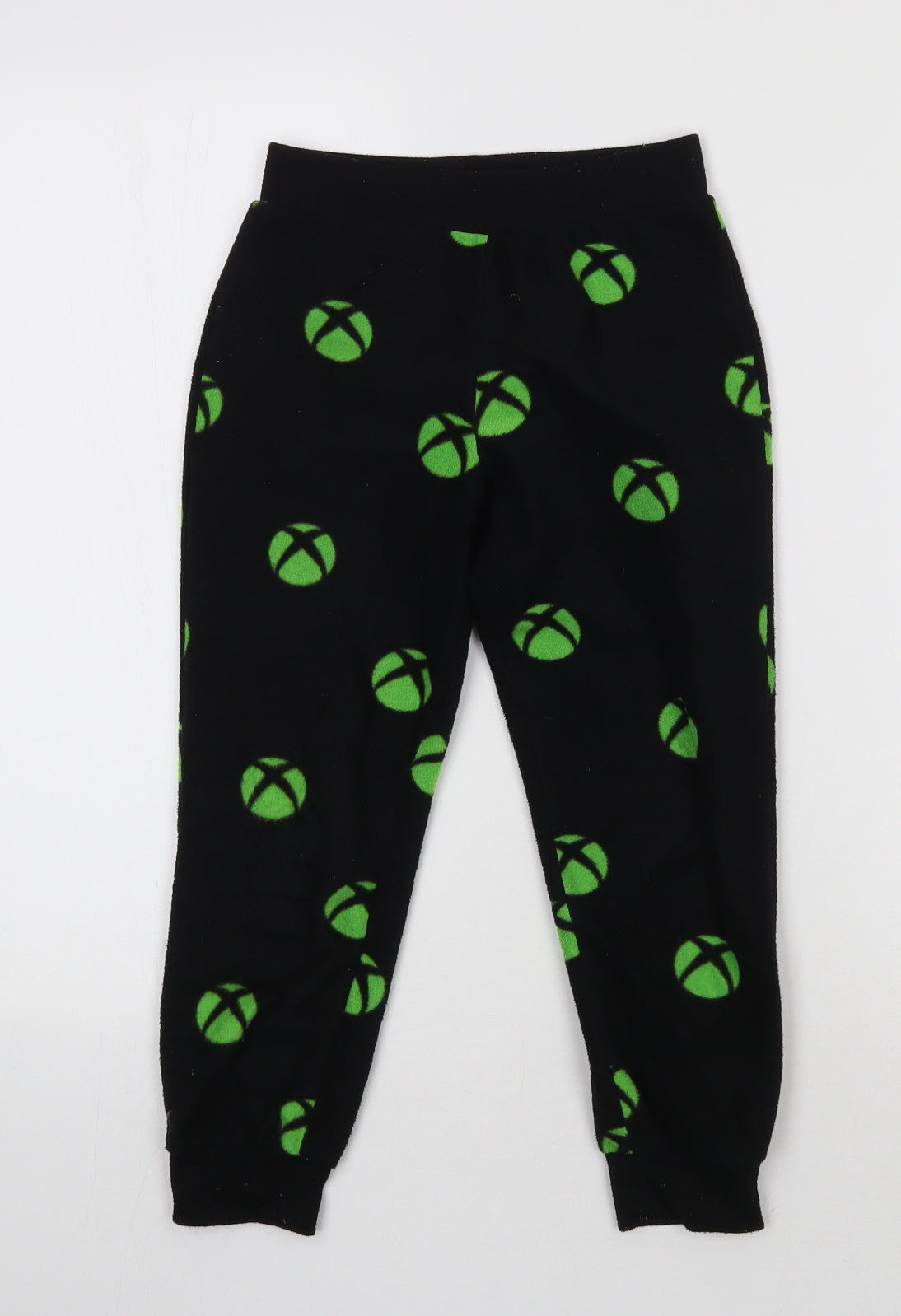 Tesco Boys Black Geometric   Pyjama Pants Size 6-7 Years  - XBox