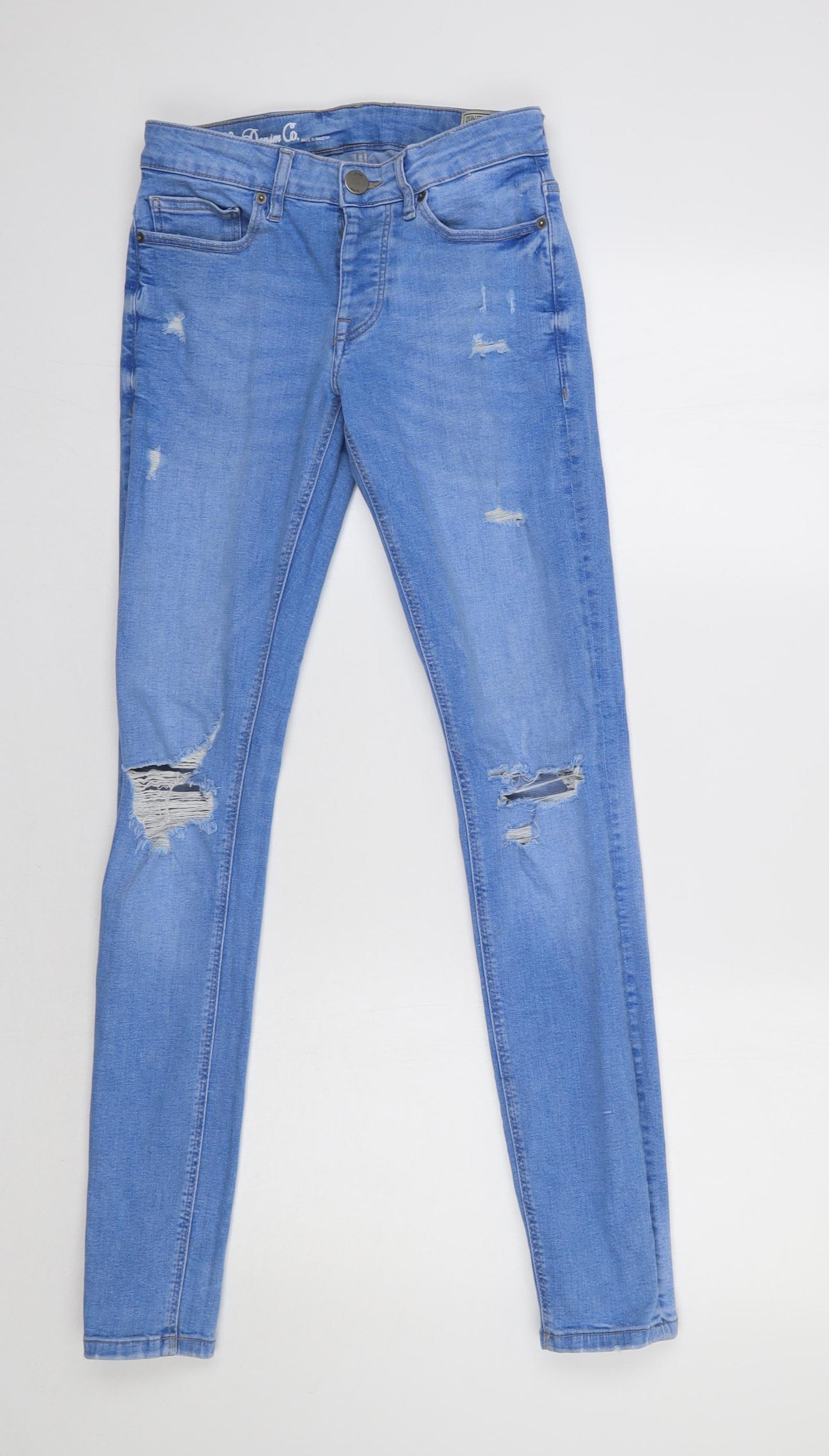 Primark Womens Blue   Skinny Jeans Size 28 L32 in