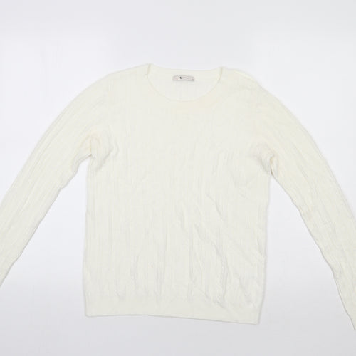 TU Womens Ivory   Pullover Jumper Size 14