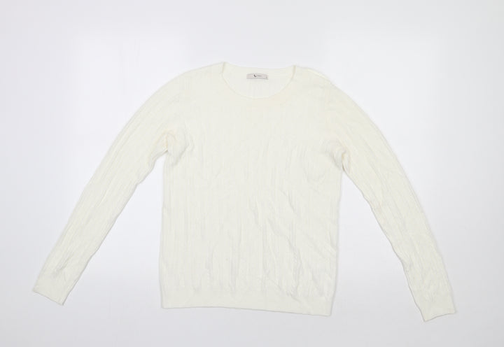 TU Womens Ivory   Pullover Jumper Size 14