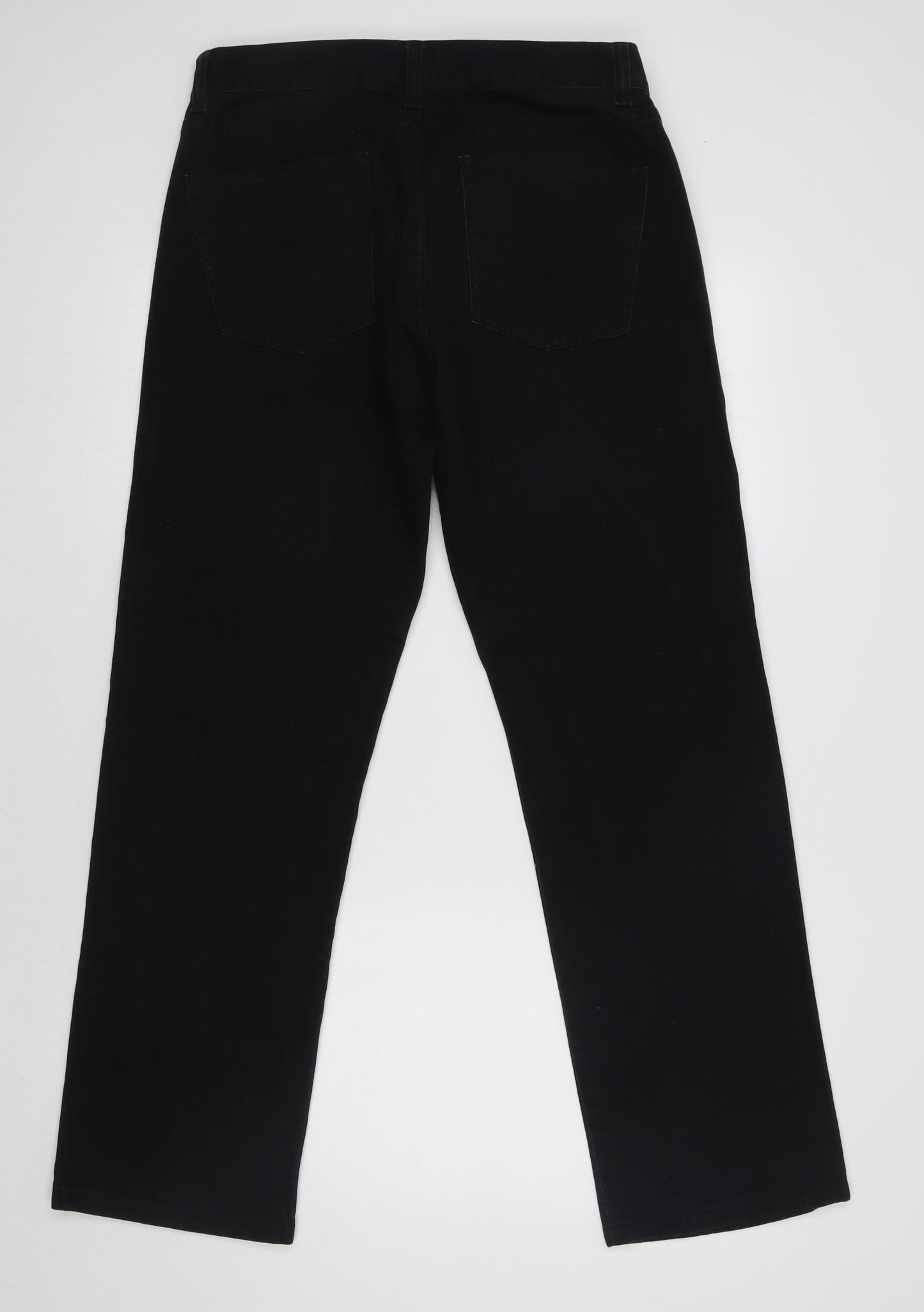 TU Mens Black   Straight Jeans Size 34 L32 in