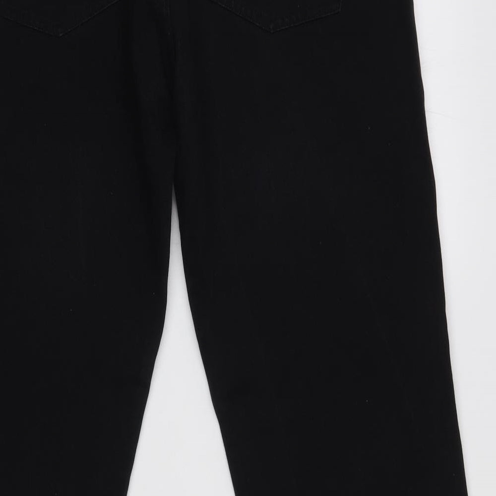 TU Mens Black   Straight Jeans Size 34 L32 in
