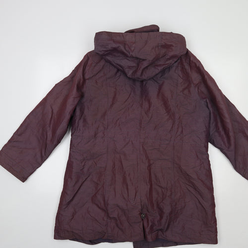 Per Una Womens Purple   Windbreaker Jacket Size 20