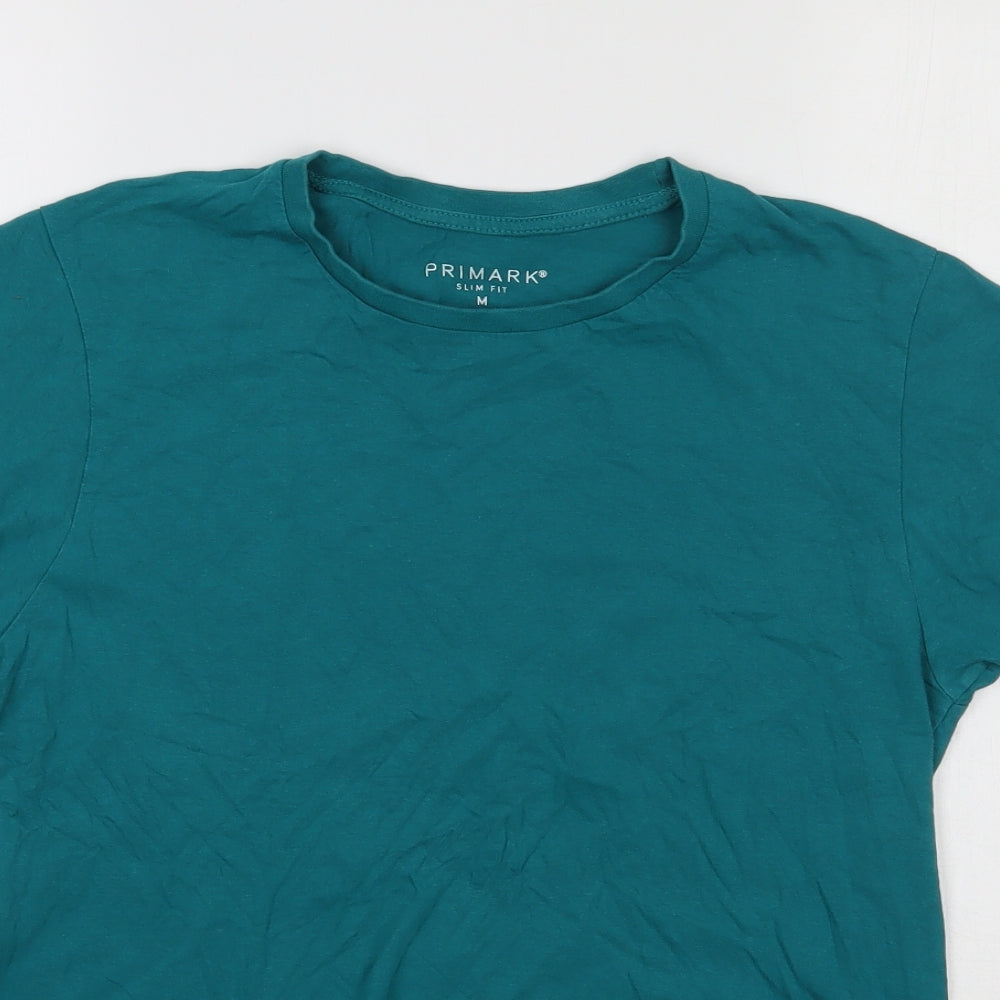 Primark Womens Green   Basic T-Shirt Size M