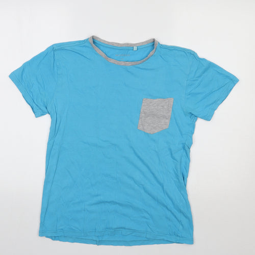 Motogear Womens Blue   Basic T-Shirt Size S