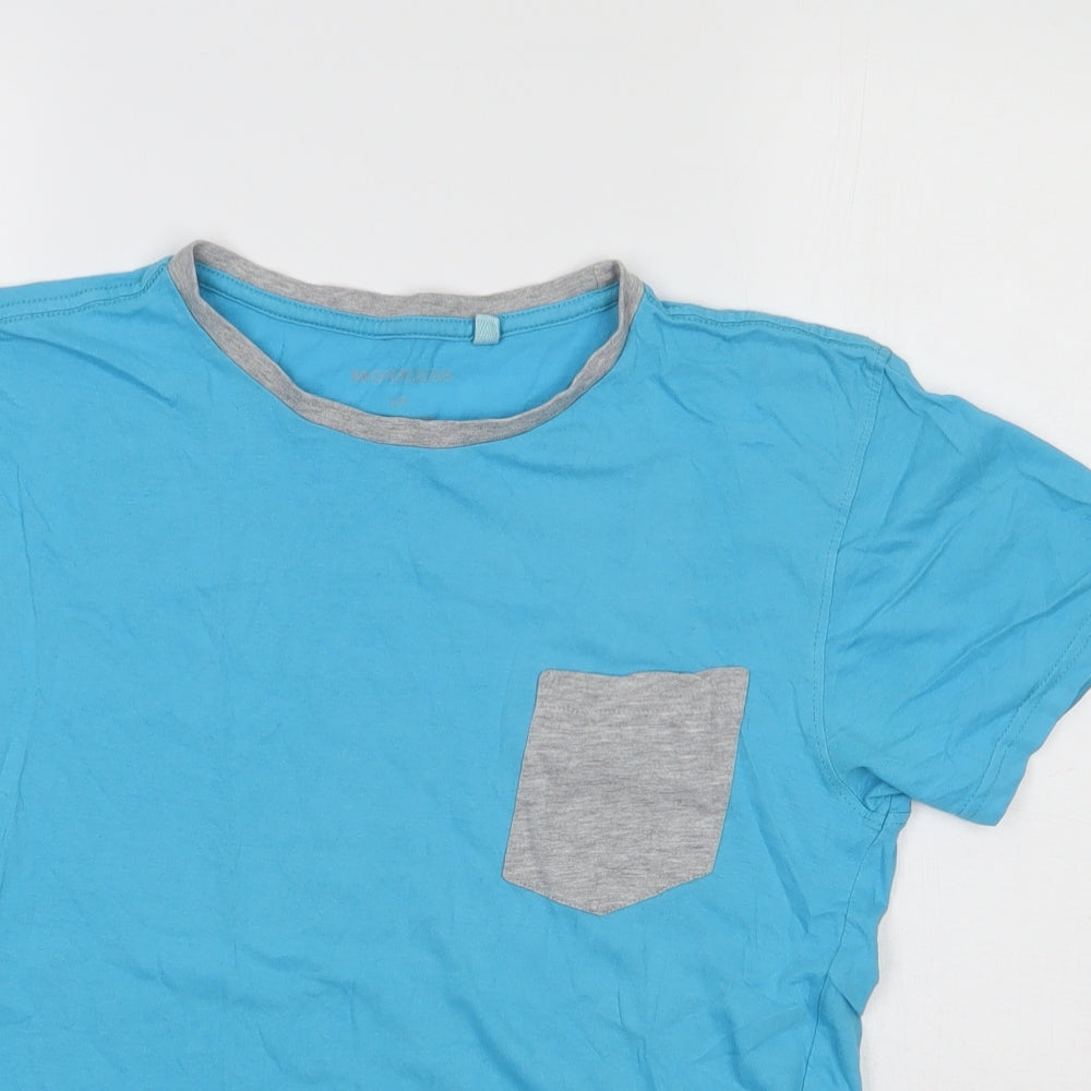 Motogear Womens Blue   Basic T-Shirt Size S