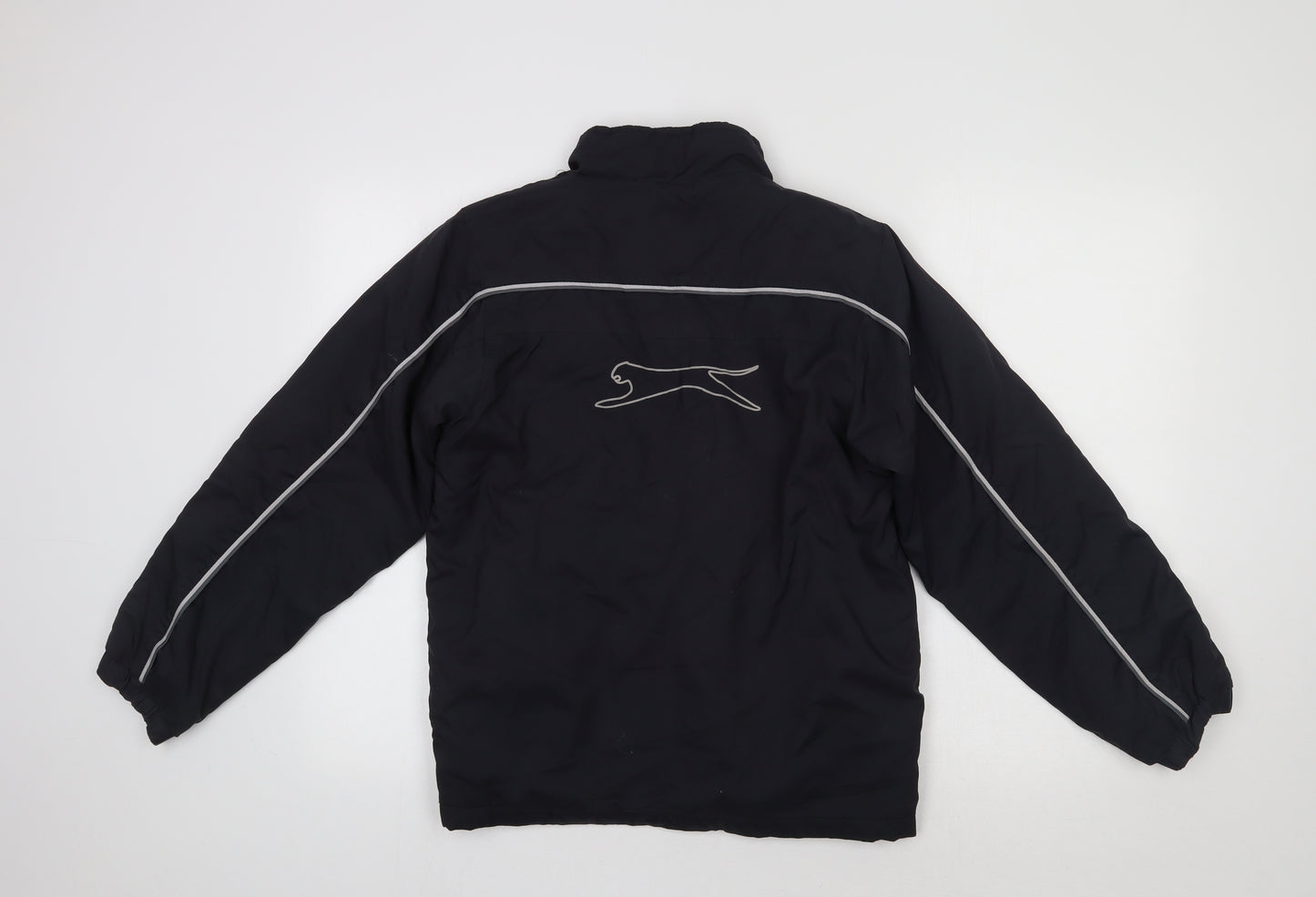 Slazenger Boys Black   Windbreaker Jacket Size 13 Years