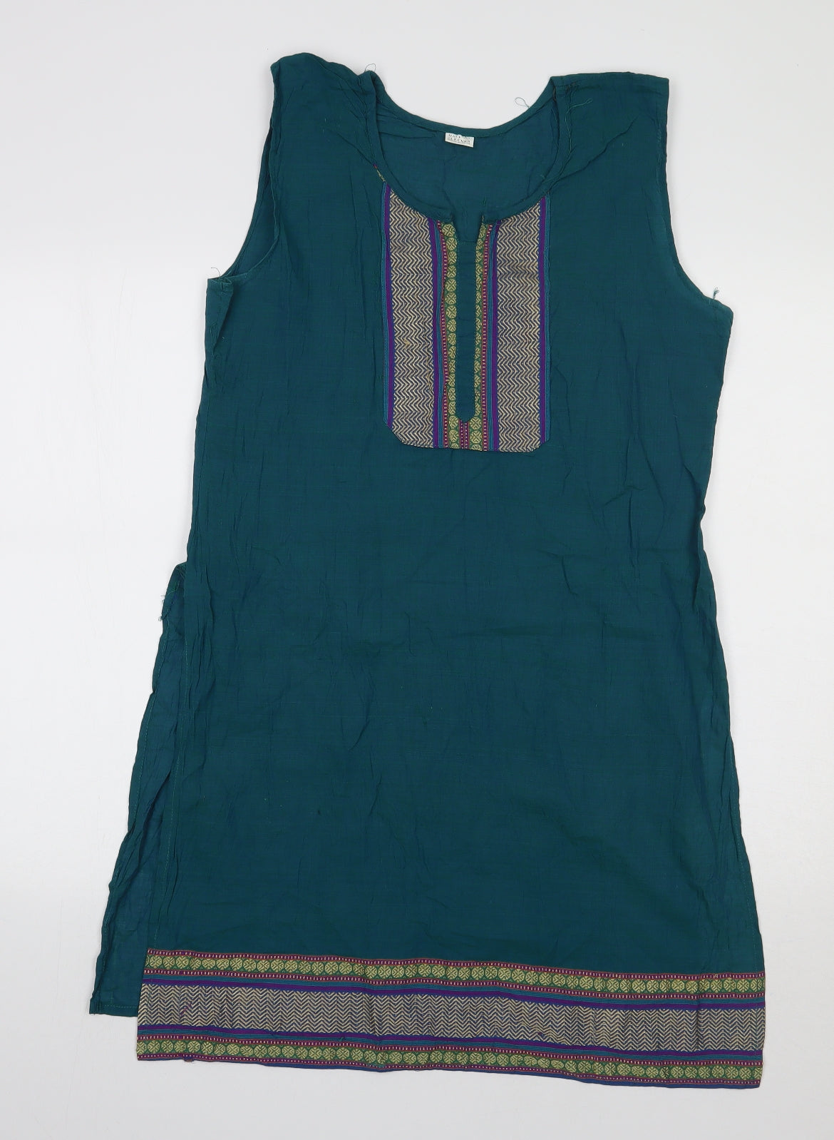 Preworn Womens Green   Tunic Blouse Size L