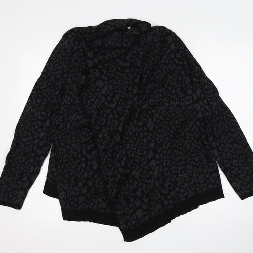 CC Womens Multicoloured Animal Print  Cardigan Jumper Size L