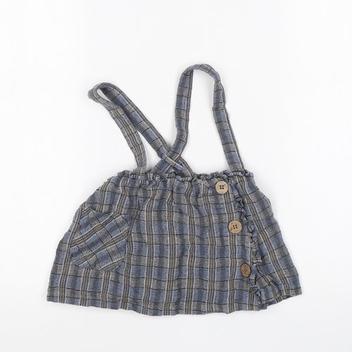 NEXT Girls Multicoloured Check  Skater Skirt Size 9-12 Months