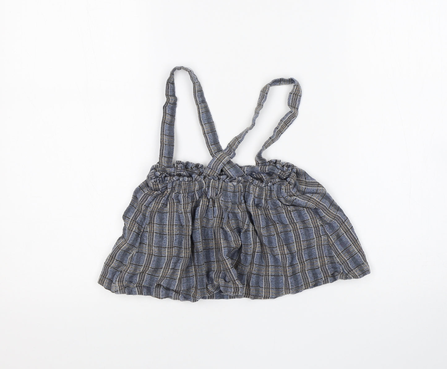 NEXT Girls Multicoloured Check  Skater Skirt Size 9-12 Months