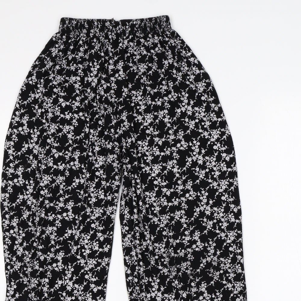 Preworn Womens Multicoloured Floral  Harem Trousers Size S L25 in