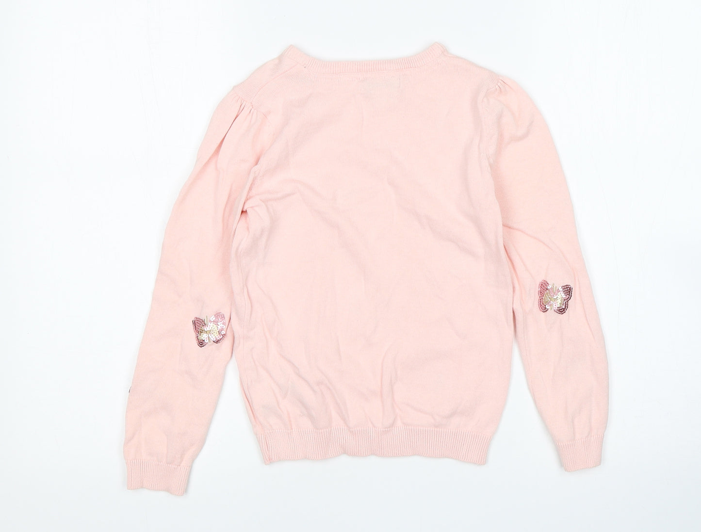 Primark Girls Pink   Pullover Jumper Size 7-8 Years