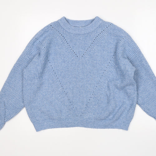 Primark Womens Blue   Pullover Jumper Size M