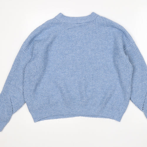 Primark Womens Blue   Pullover Jumper Size M