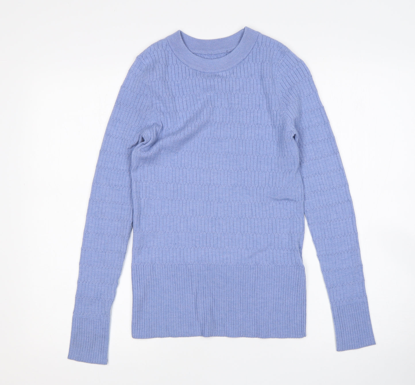 M&S Womens Blue   Pullover Jumper Size 8