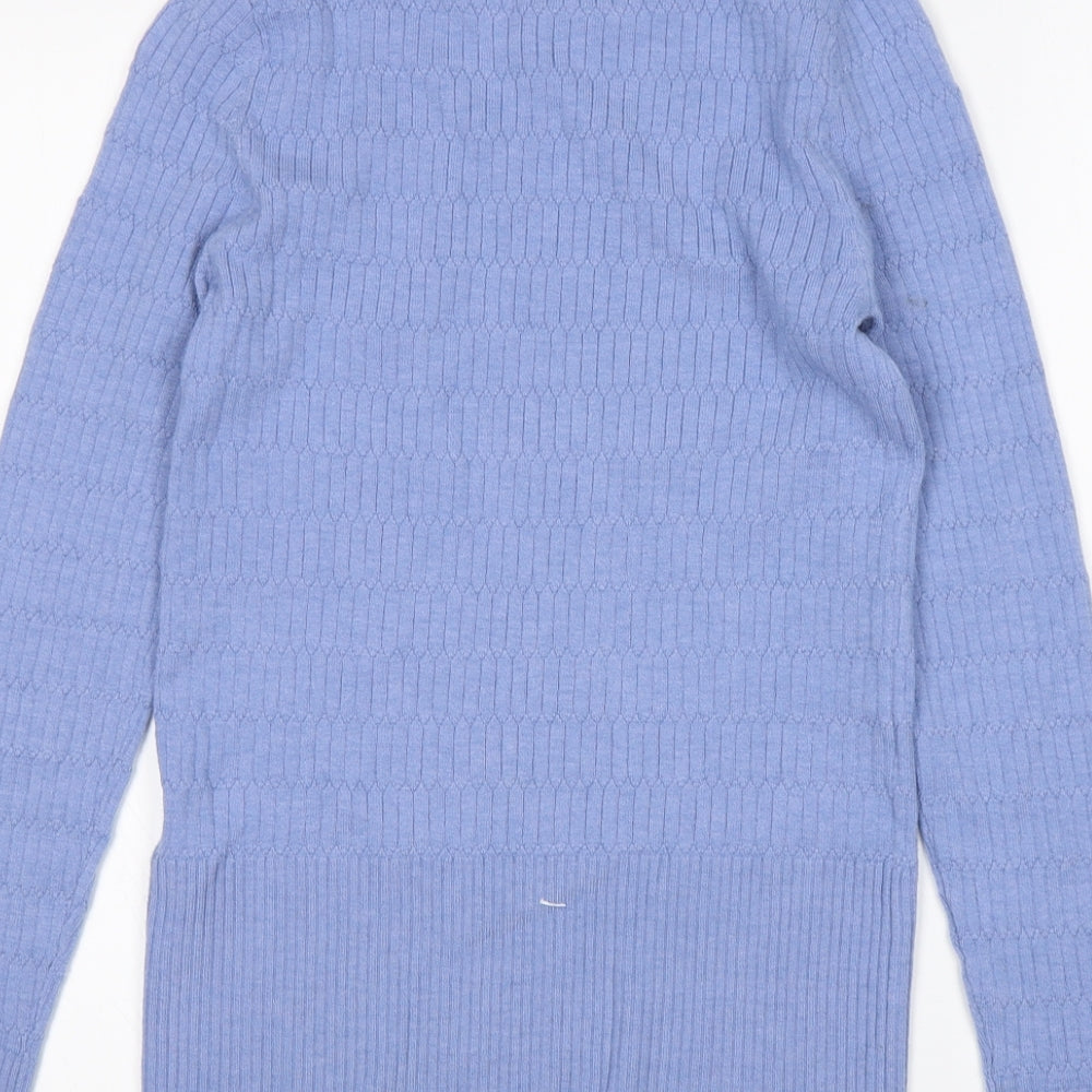 M&S Womens Blue   Pullover Jumper Size 8
