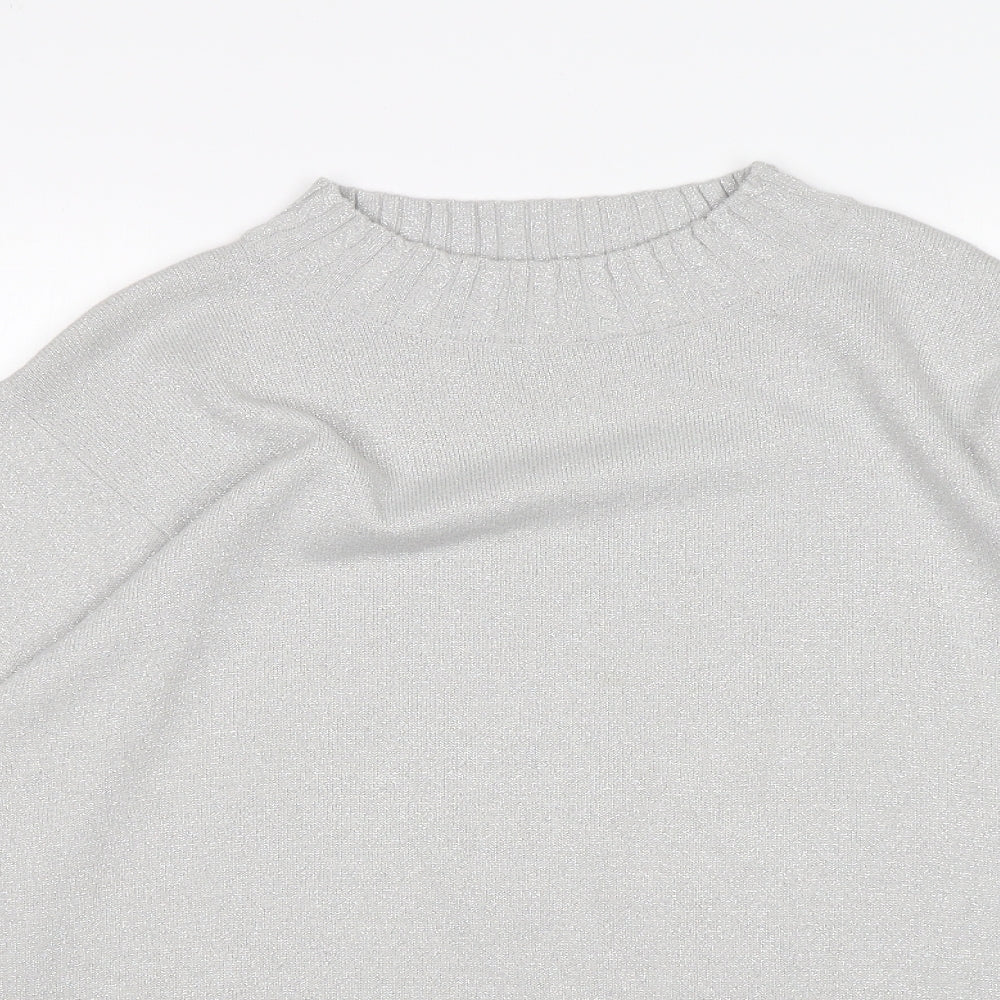 Bonmarché Womens Silver   Pullover Jumper Size L