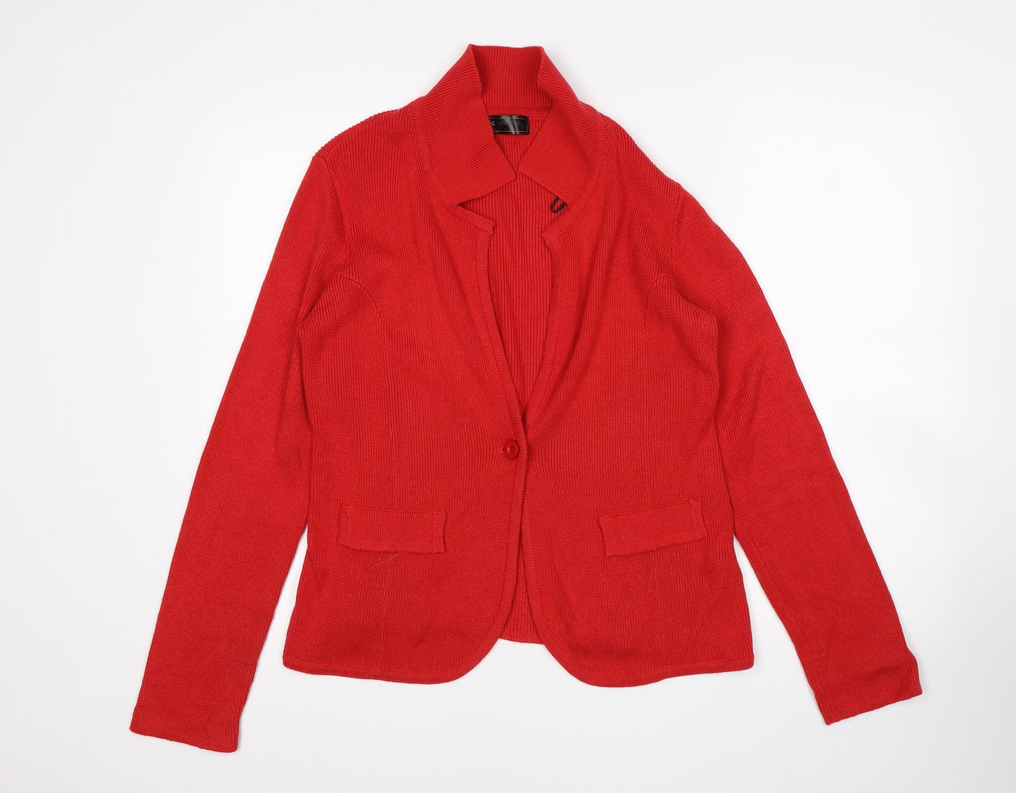 bpc Womens Red   Cardigan Jumper Size 10