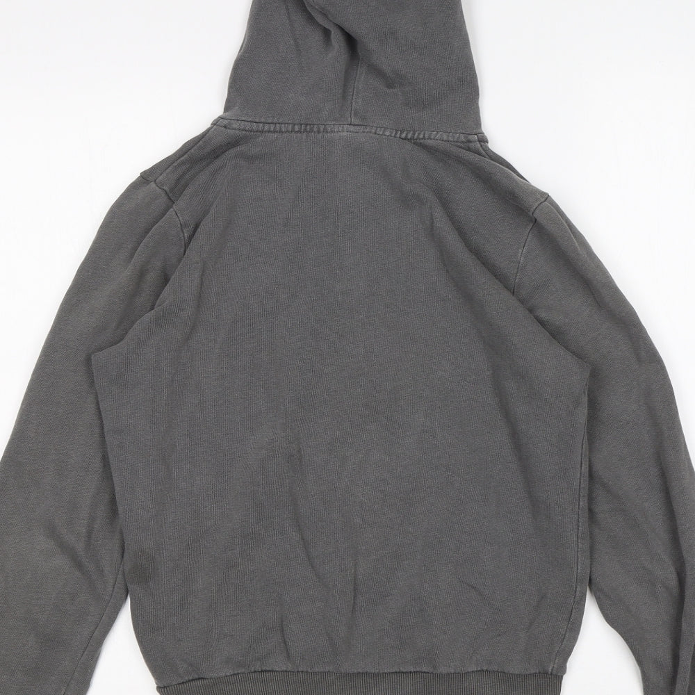 H&M Womens Grey   Full Zip Hoodie Size 12