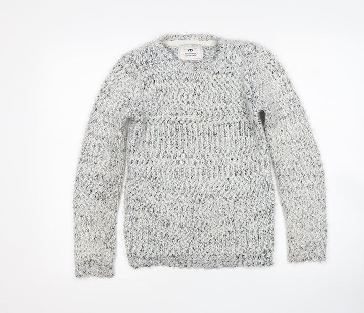 YD Girls Grey   Pullover Jumper Size 10-11 Years