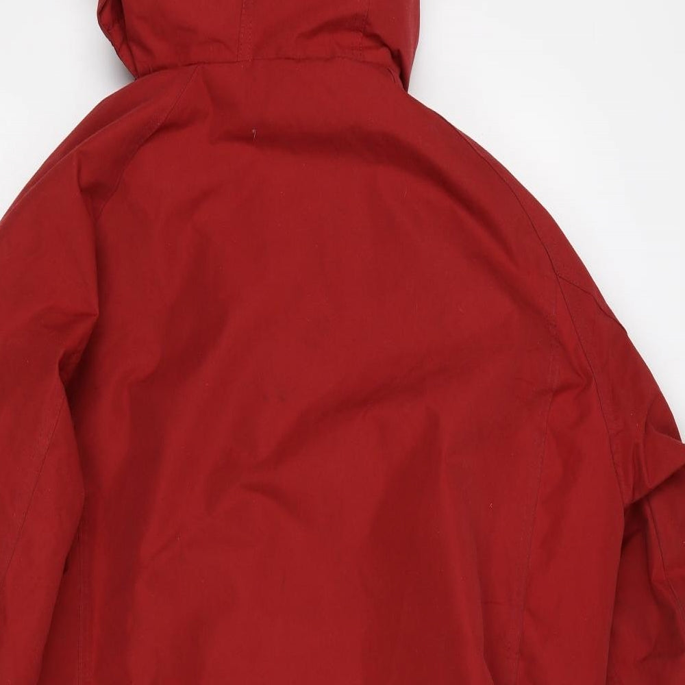 Mountain Essentials Mens Red   Rain Coat Coat Size M