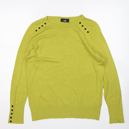 Wallis Womens Green   Pullover Jumper Size 14