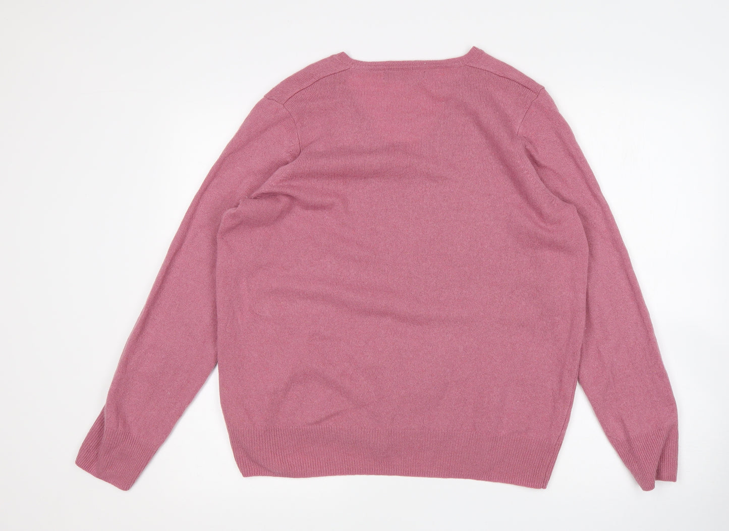 M&S Womens Pink   Pullover Jumper Size 18