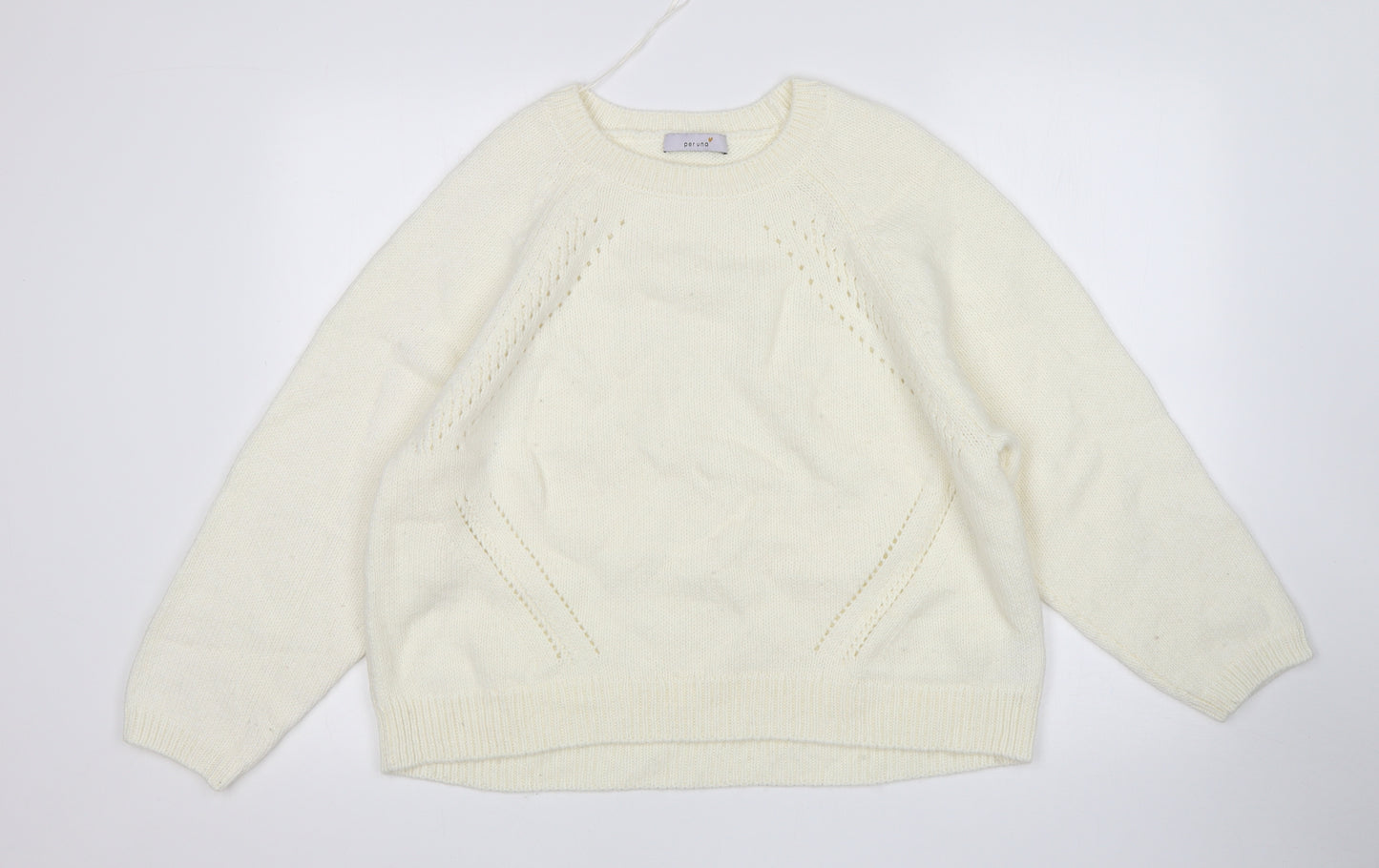 Per Una Womens Ivory   Pullover Jumper Size 16