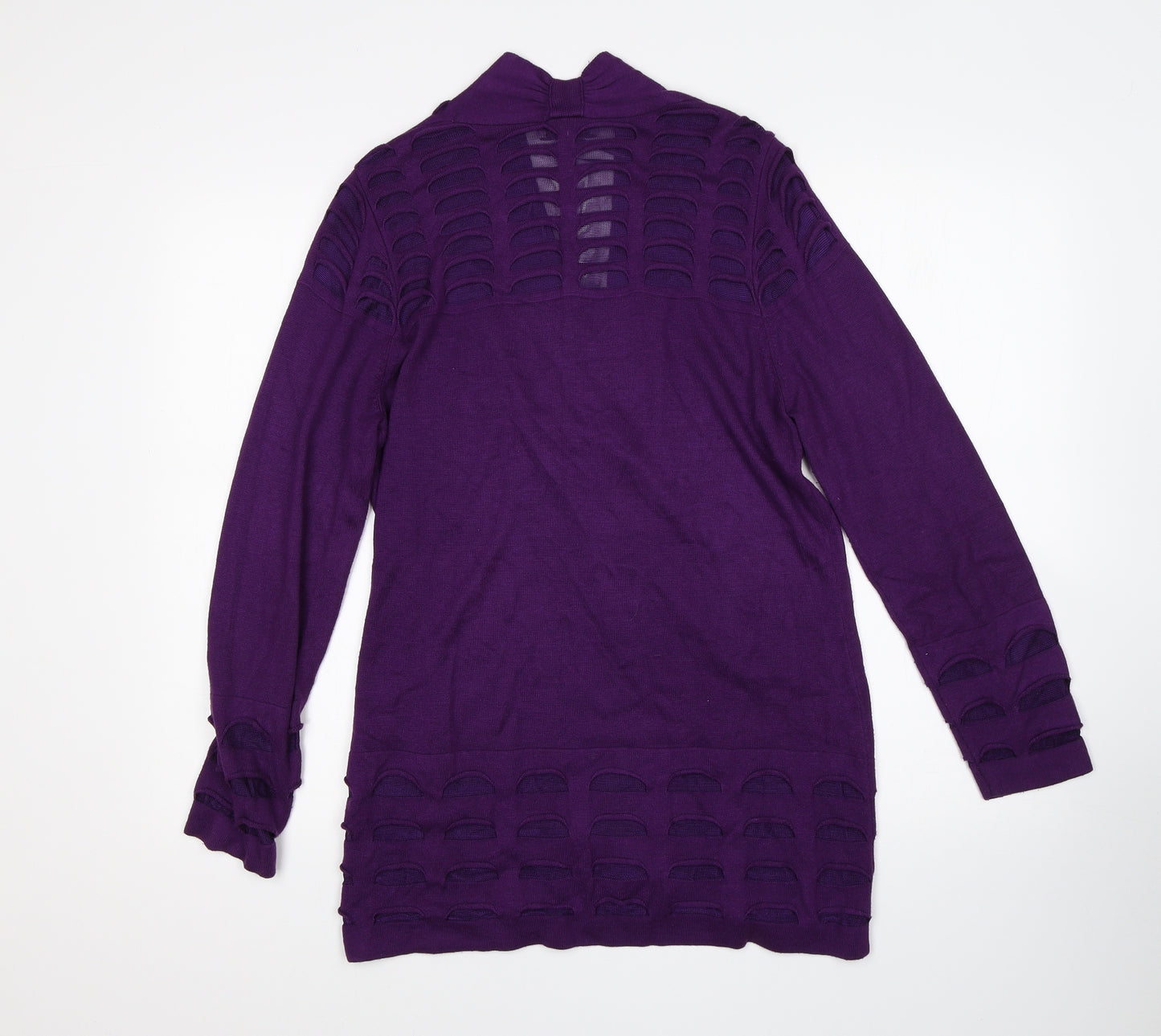 Per Una Womens Purple   Cardigan Jumper Size 14