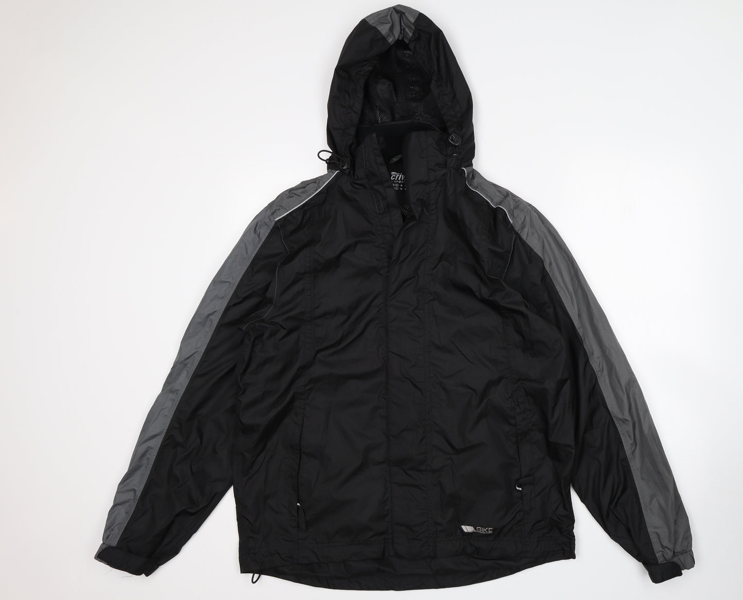 Crivit Mens Multicoloured   Rain Coat Coat Size M