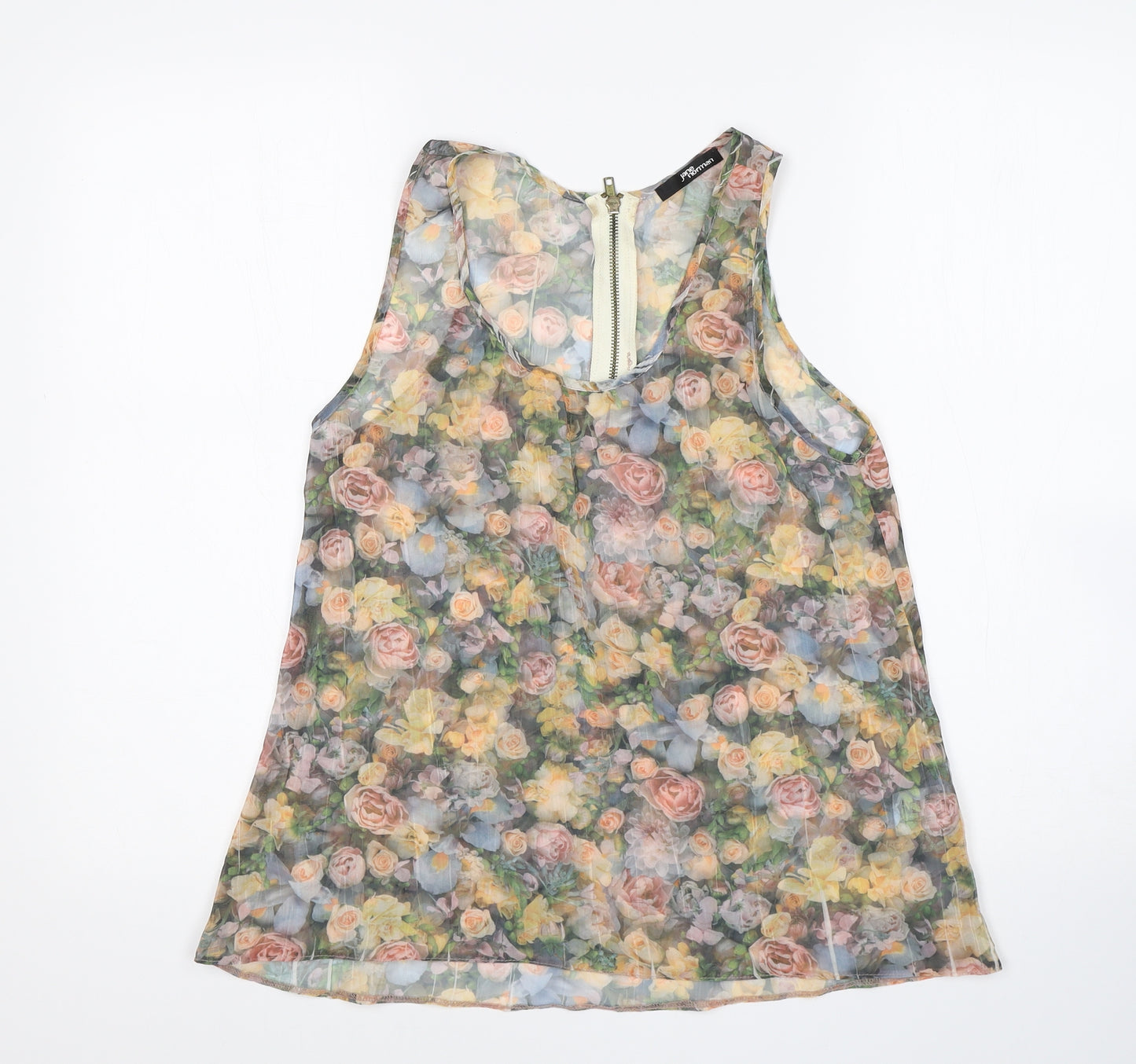 Jane Norman Womens Multicoloured Floral  Basic Blouse Size 8