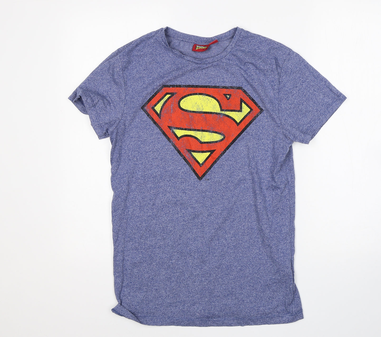 Primark Mens Blue    T-Shirt Size S  - Superman