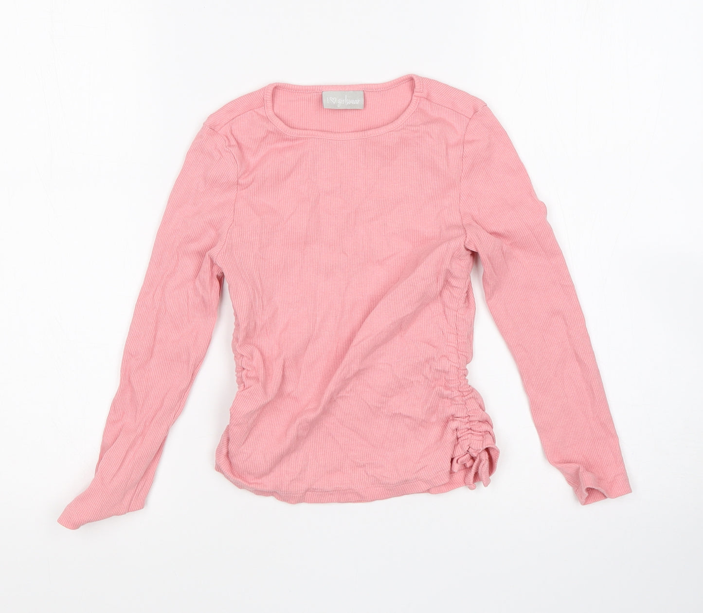 Matalan Girls Pink   Basic T-Shirt Size 7 Years