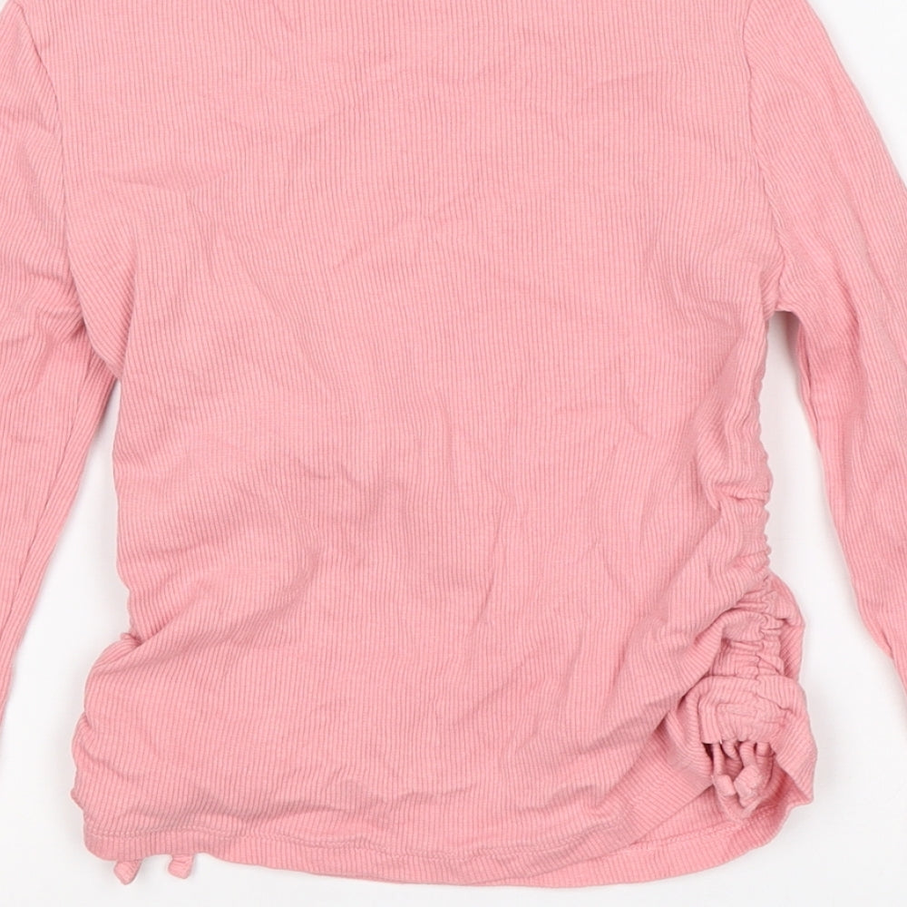 Matalan Girls Pink   Basic T-Shirt Size 7 Years