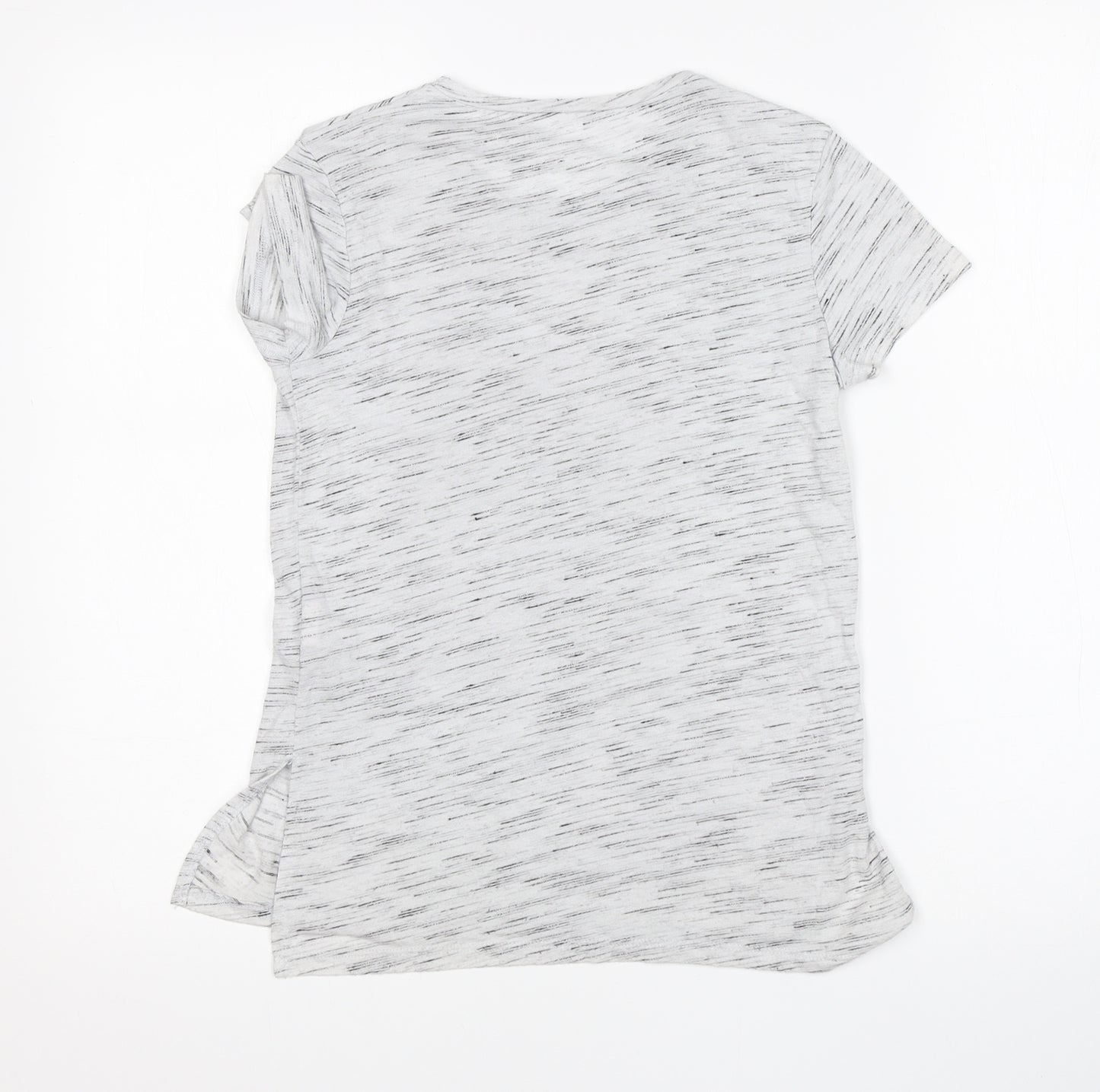 YD Girls Grey   Basic T-Shirt Size 9-10 Years