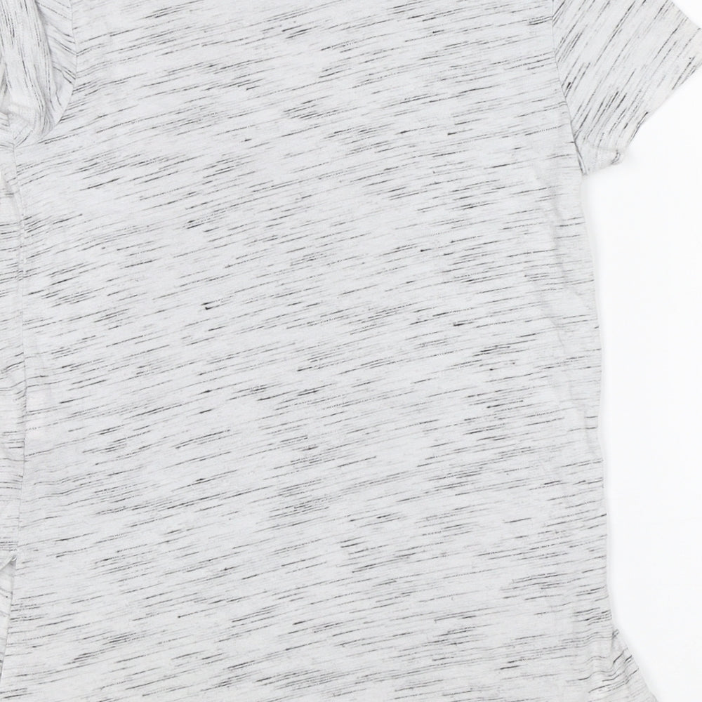 YD Girls Grey   Basic T-Shirt Size 9-10 Years