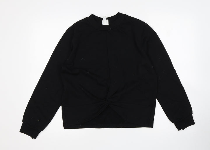 H&M Womens Black Pullover Jumper Size S