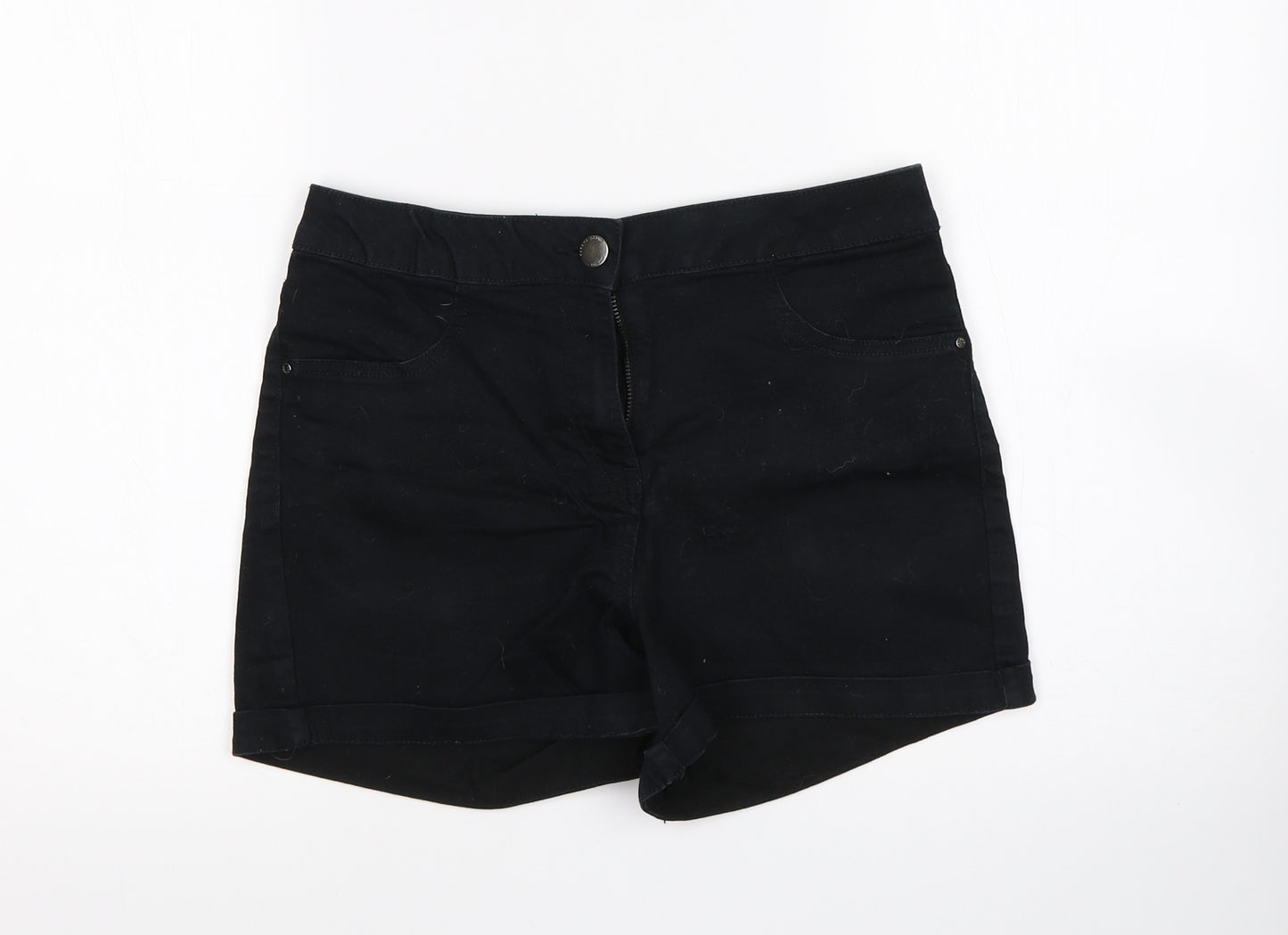Matalan Womens Black   Hot Pants Shorts Size 8