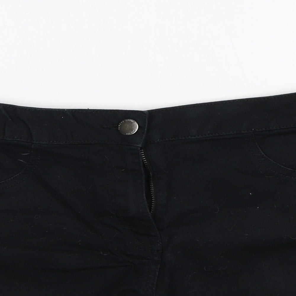 Matalan Womens Black   Hot Pants Shorts Size 8