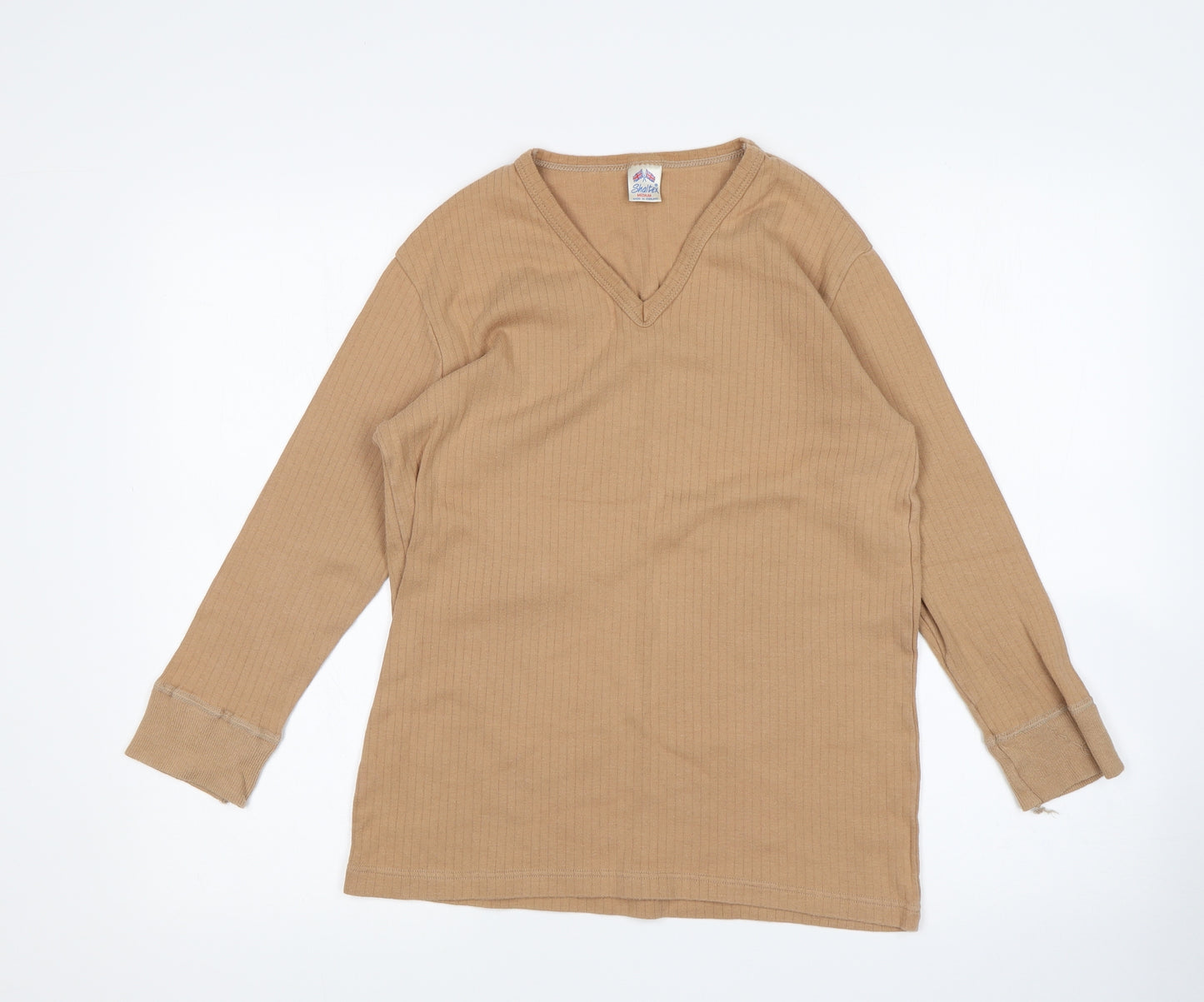 Shaltex Womens Brown   Basic T-Shirt Size M