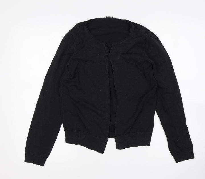 BHS Womens Black Cardigan Jumper Size 12